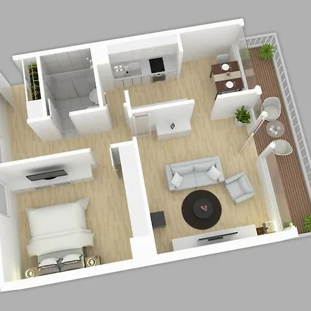 1-bedroom اوبرستدورف